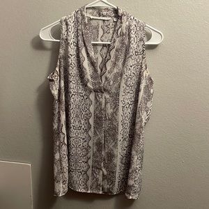 Snake Print Blouse